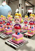 Batch Custom IP Figure Fiberglass Sculptures for Event & Commercial Display