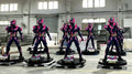 Life-size Custom Armor Hero Fiberglass Sculptures for Movie & Gaming Events